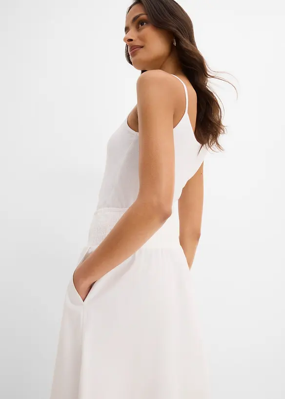 Gonna midi in puro cotone, bonprix