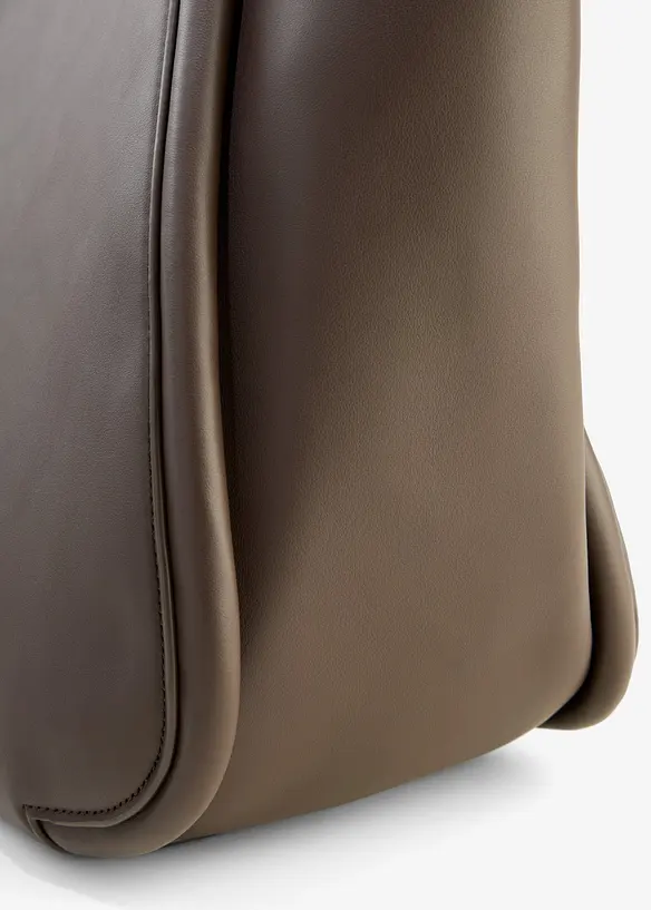 Borsa shopper con profili arrotondati e tasca interna grande, bonprix