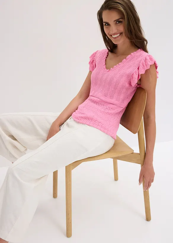 Maglia in misto viscosa morbido, bonprix