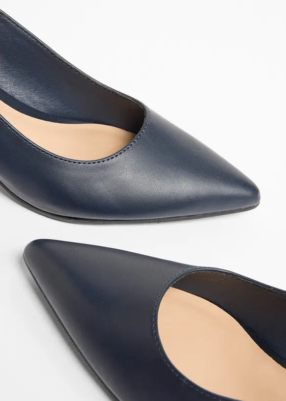 D&eacute;collet&eacute; slingback con tacco sottile, bonprix