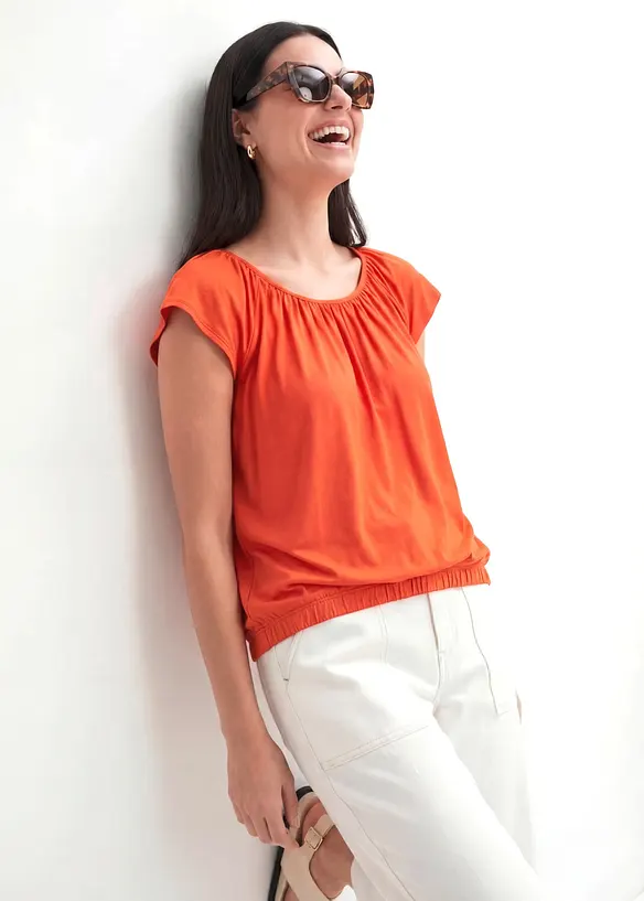 Top in misto viscosa morbido, bonprix