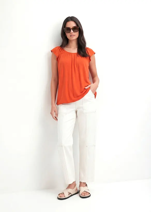 Top in misto viscosa morbido, bonprix