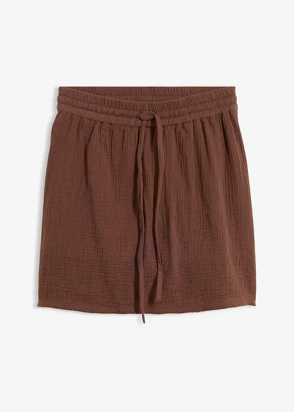 Gonna pantalone in mussola morbida, bonprix