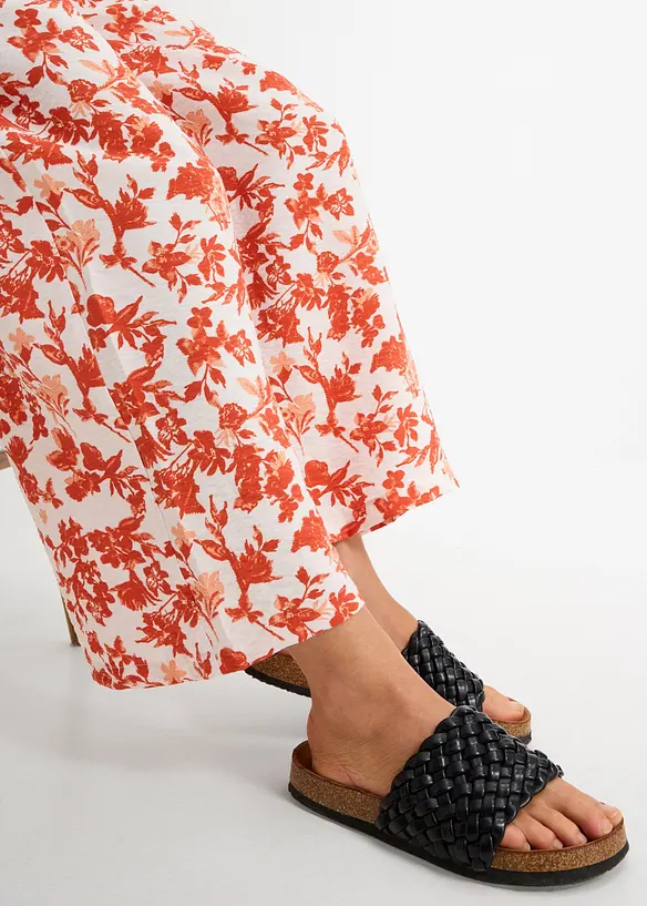 Pantaloni culotte in misto viscosa fluido, bonprix