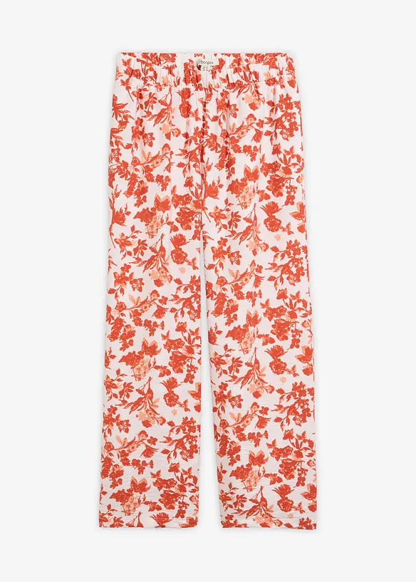 Pantaloni culotte in misto viscosa fluido, bonprix
