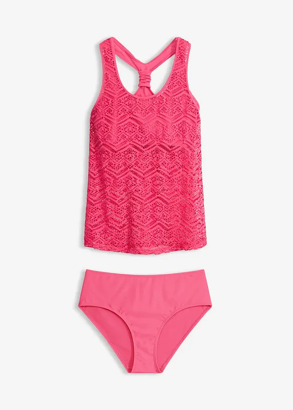 Tankini in pizzo (set 2 pezzi), bonprix