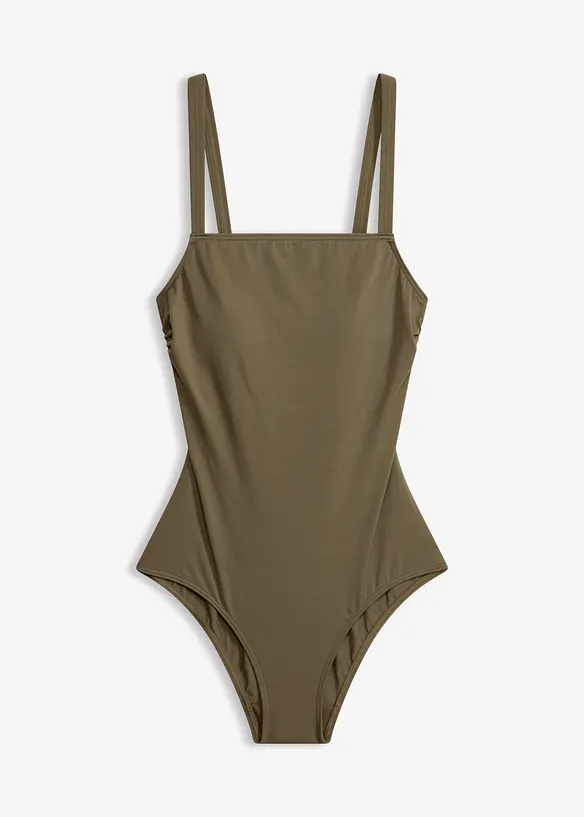 Costume intero con scollatura squadrata, bonprix