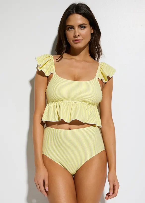Tankini con volant (set 2 pezzi), bonprix