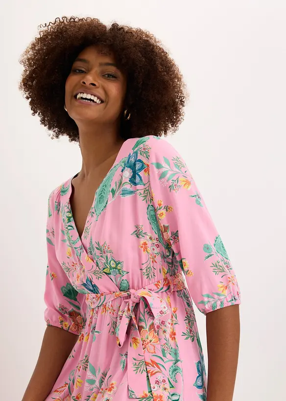 Abito midi in viscosa fluida, bonprix