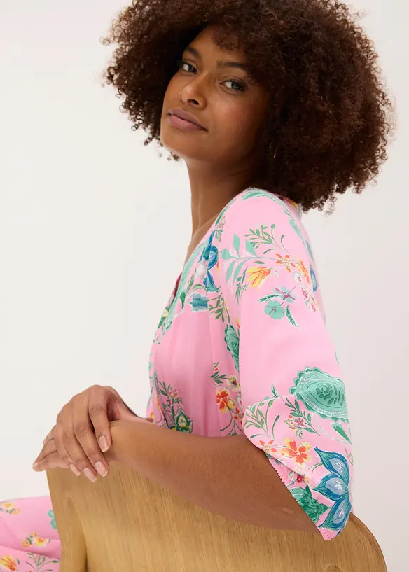 Abito midi in viscosa fluida, bonprix