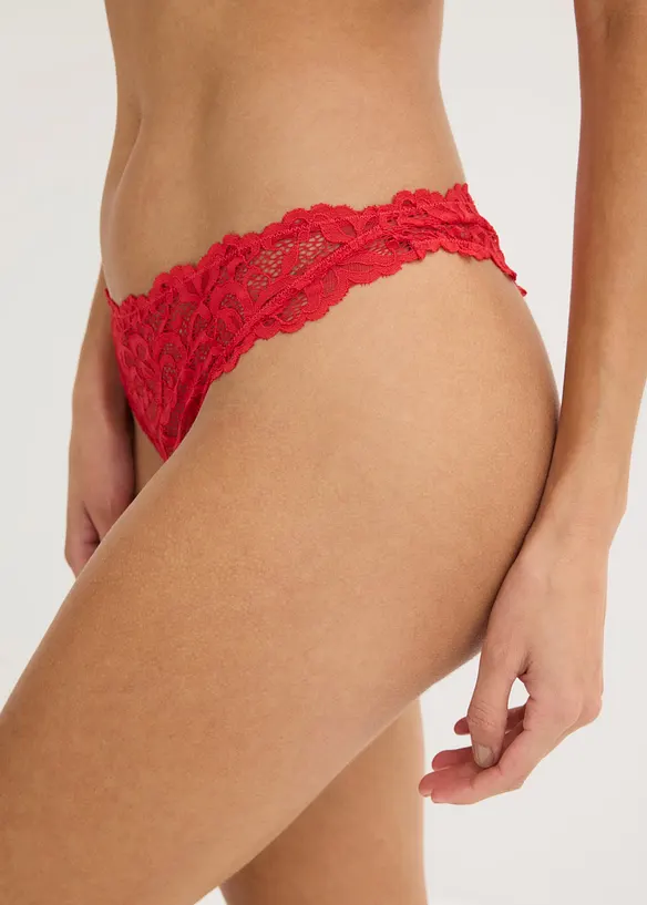 Mini perizoma in morbido pizzo, bonprix