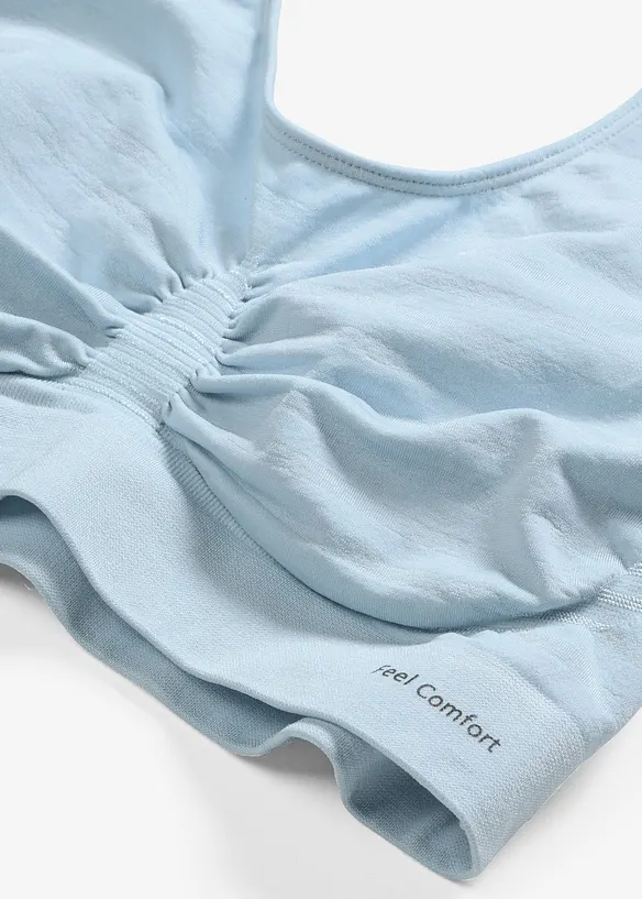 Reggiseno bustier senza cuciture Feel Comfort (pacco da 2), bonprix