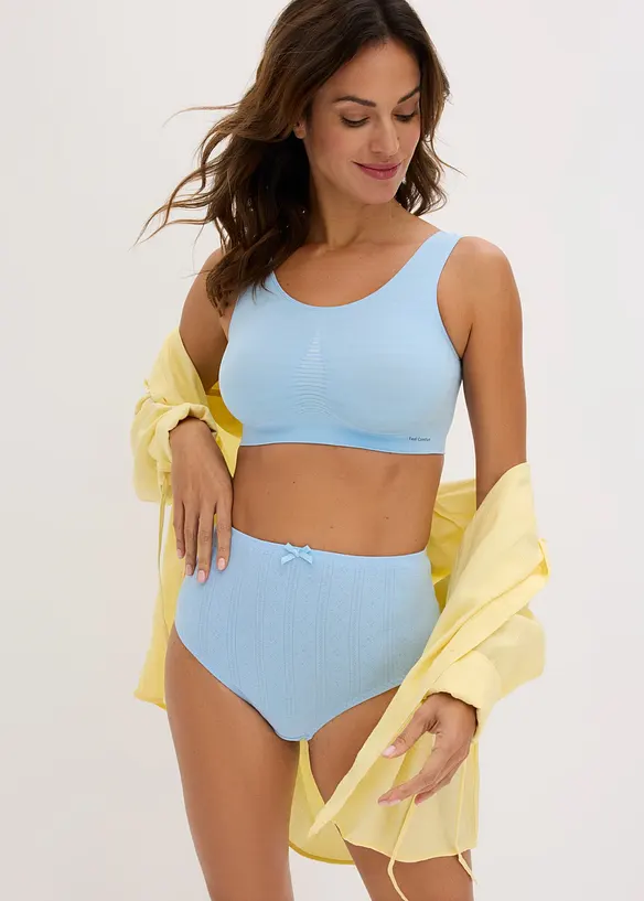 Reggiseno bustier senza cuciture Feel Comfort (pacco da 2), bonprix