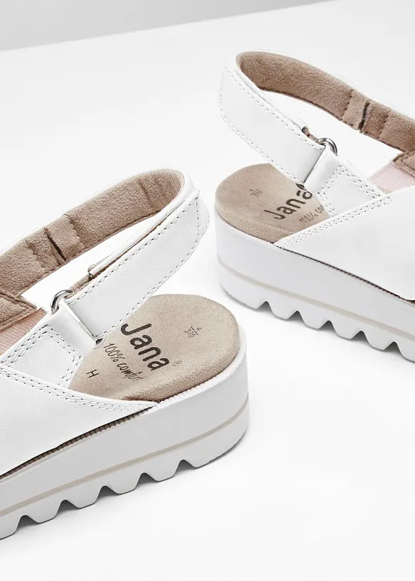 Sandali Jana in larghezza comoda, Jana