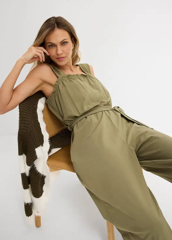 Tuta in jersey di misto cotone, bonprix