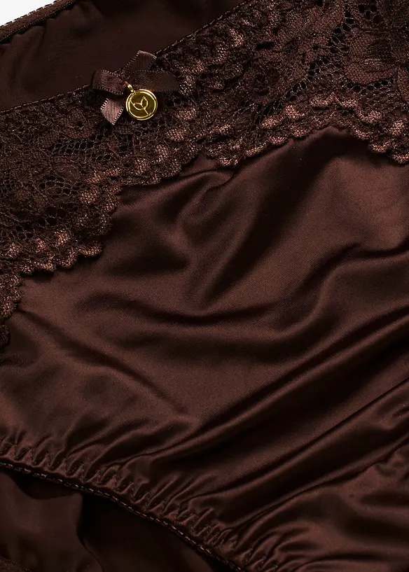 Slip alto con effetto lucido, bonprix