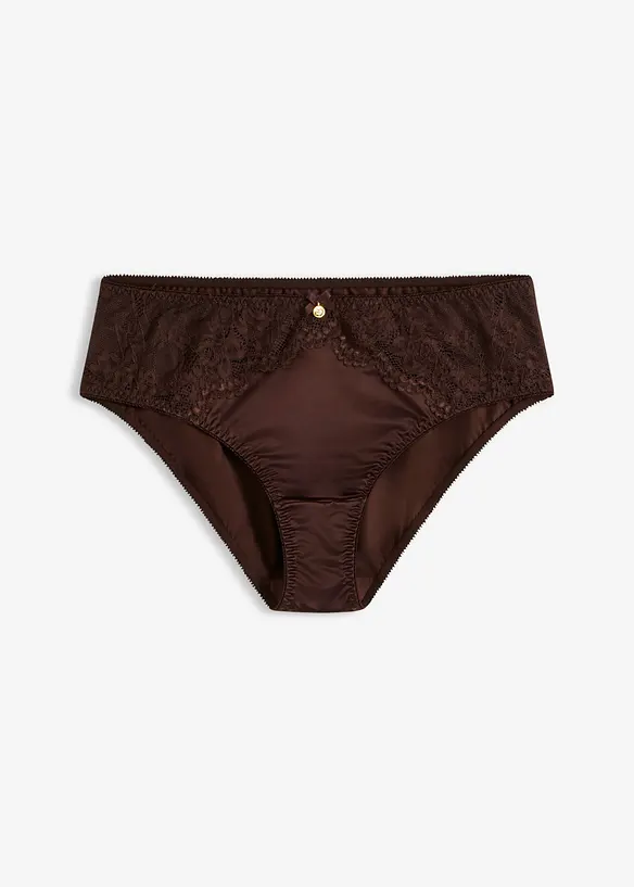 Slip alto con effetto lucido, bonprix