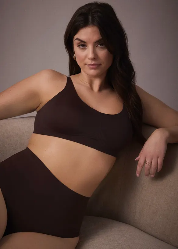 Reggiseno imbottito laser cut Feel Comfort senza ferretto con coppe in gel, bonprix