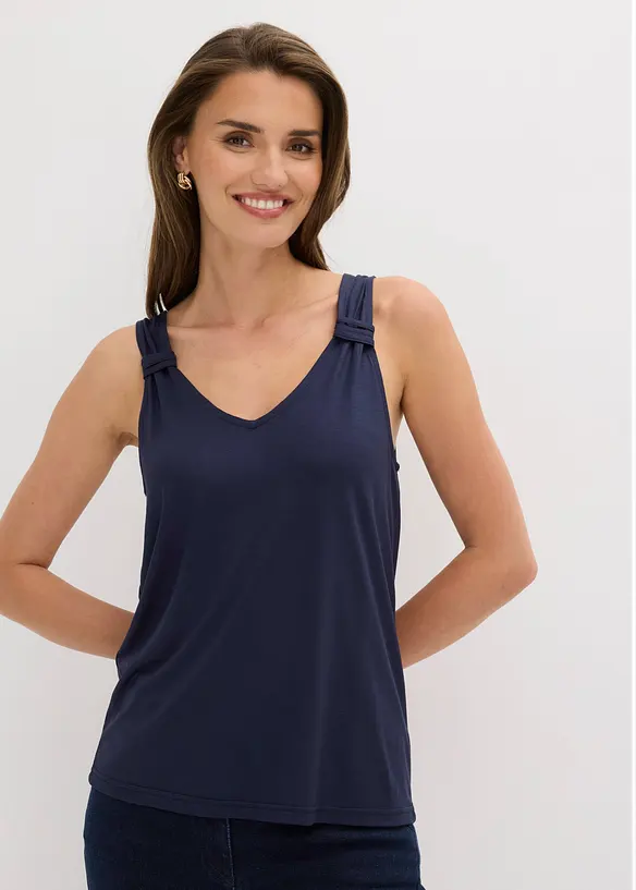 Top in jersey di pura viscosa, bonprix
