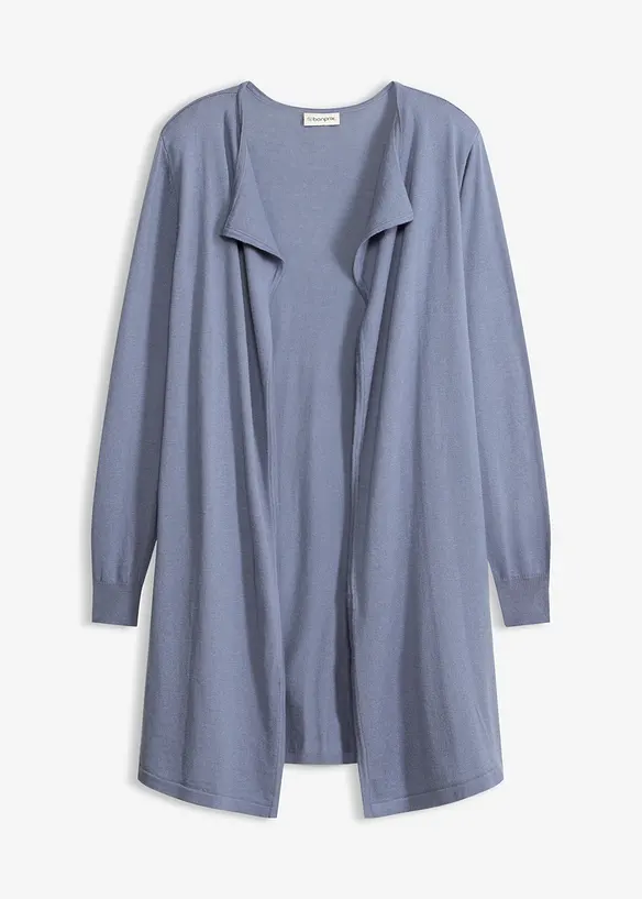 Cardigan lungo in misto cotone, bonprix
