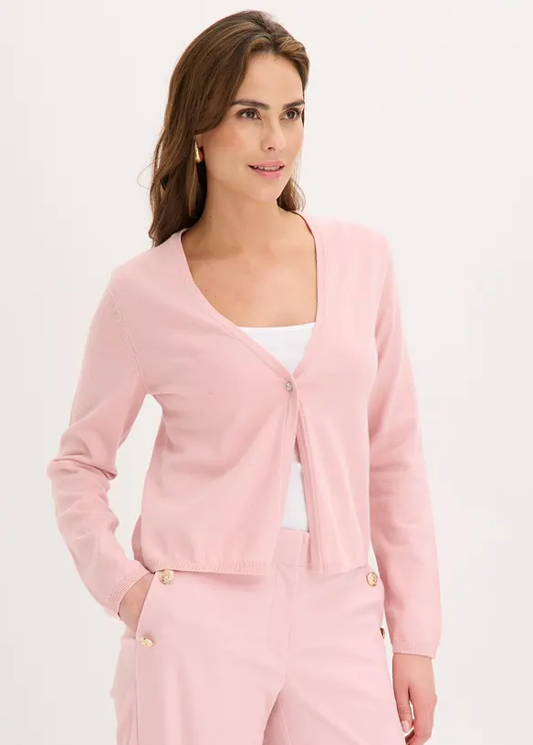 Cardigan semplice in filato fine, bonprix