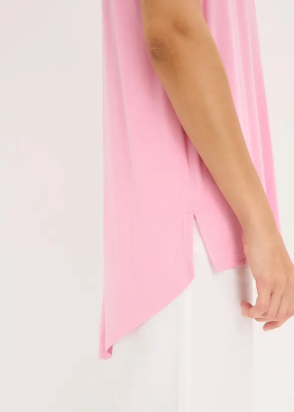 Maglia lunga in misto viscosa, bonprix