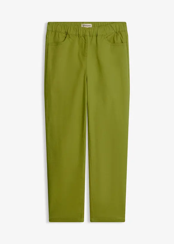Pantaloni cropped elasticizzati, bonprix