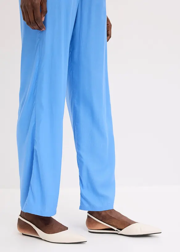 Pantaloni  in viscosa con elastico in vita, bonprix