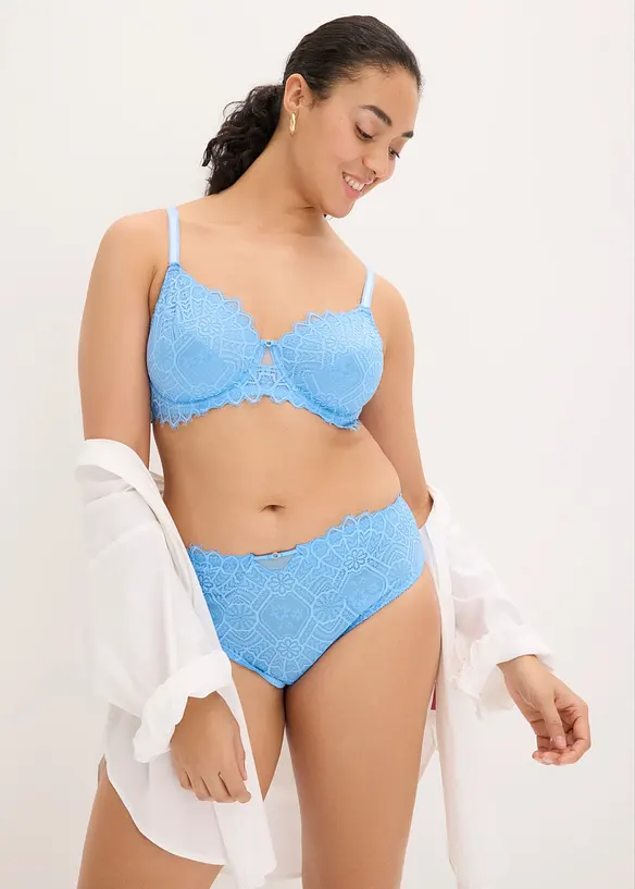 Reggiseno minimizer con dettagli dorati, bonprix