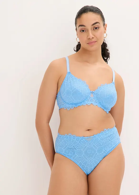 Slip alto in pizzo delicato, bonprix