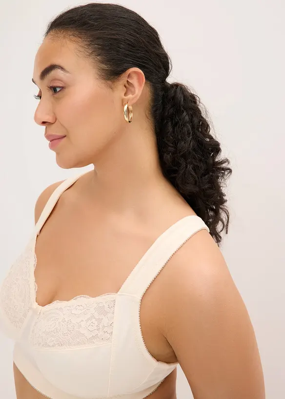 Reggiseno contenitivo senza ferretto con spalline imbottite, bonprix