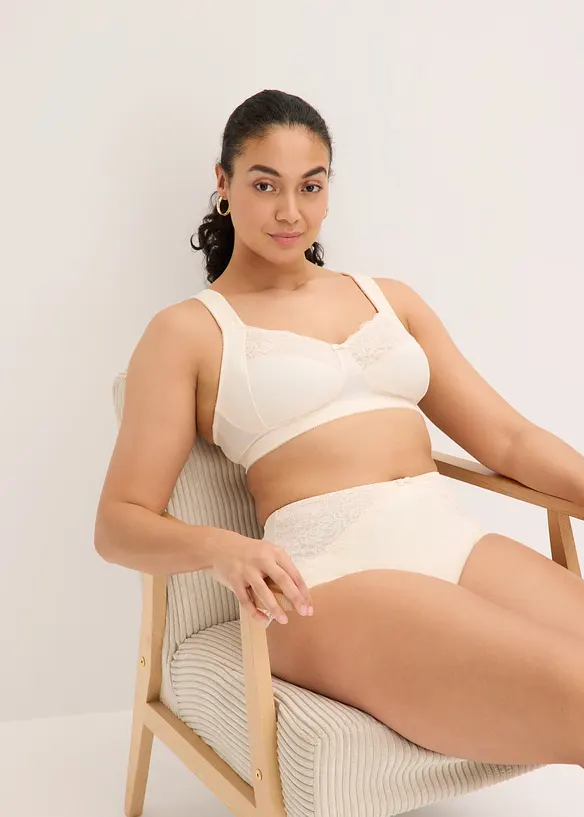 Reggiseno contenitivo senza ferretto con spalline imbottite, bonprix