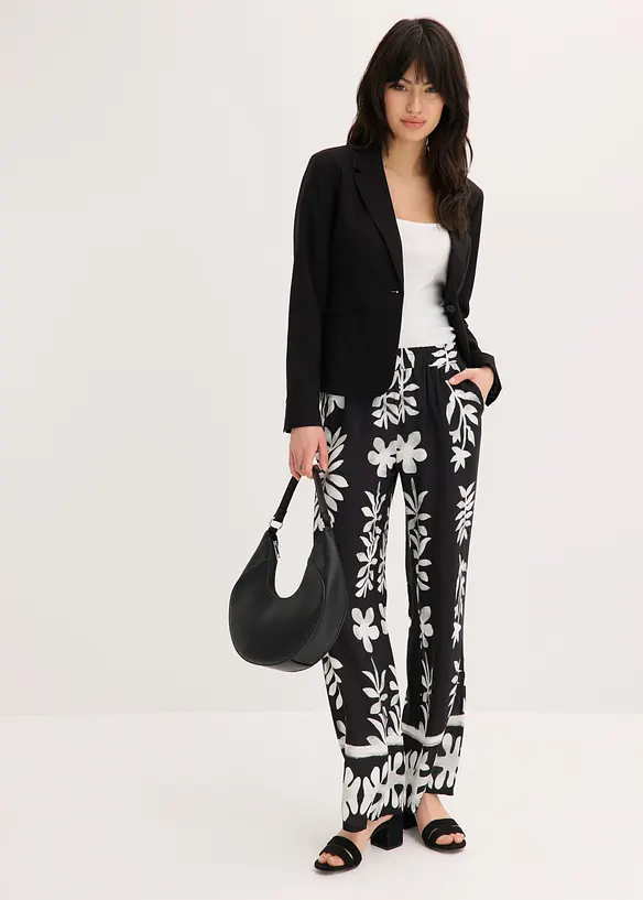 Pantaloni fantasia in viscosa fluida, bonprix