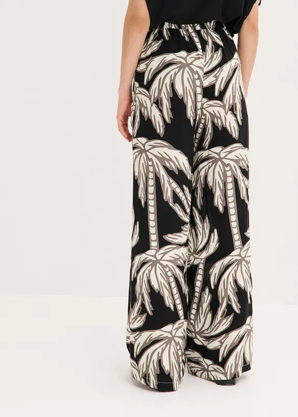 Pantaloni larghi in viscosa fluida, bonprix