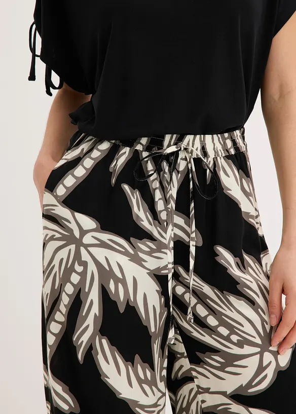 Pantaloni larghi in viscosa fluida, bonprix