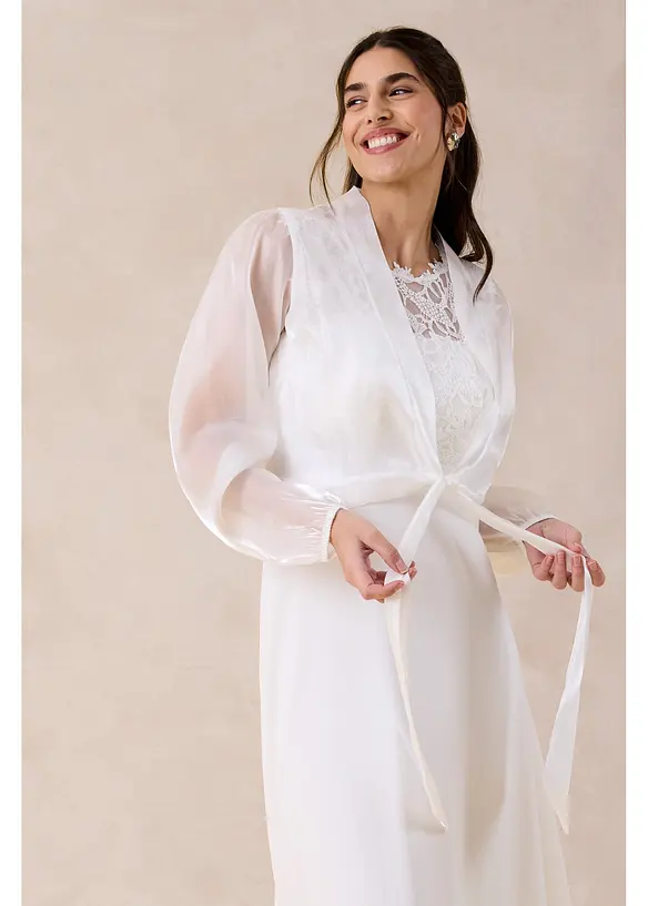 Bolero da annodare in tulle fine, bonprix