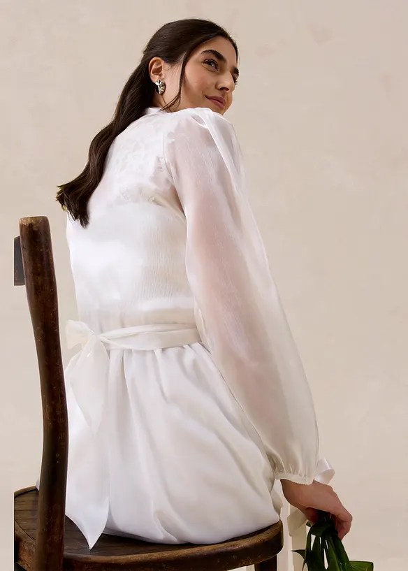 Bolero da annodare in tulle fine, bonprix