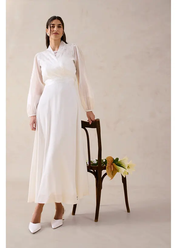 Bolero da annodare in tulle fine, bonprix