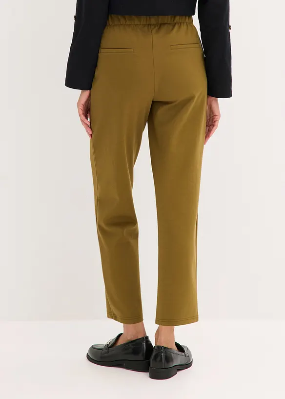 Pantaloni barrel con pinces, bonprix