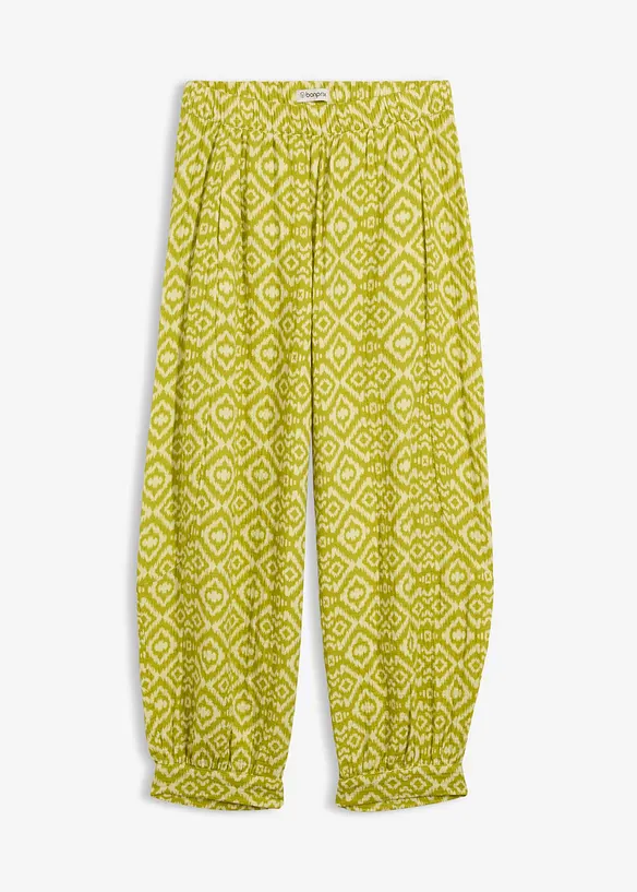 Pantaloni alla turca in puro cotone, bonprix