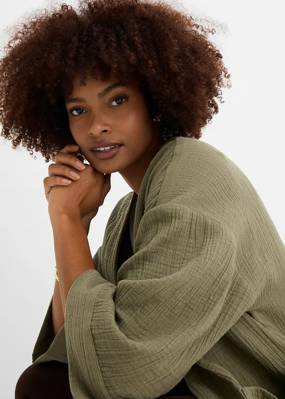 Kimono in mussola leggera, bonprix