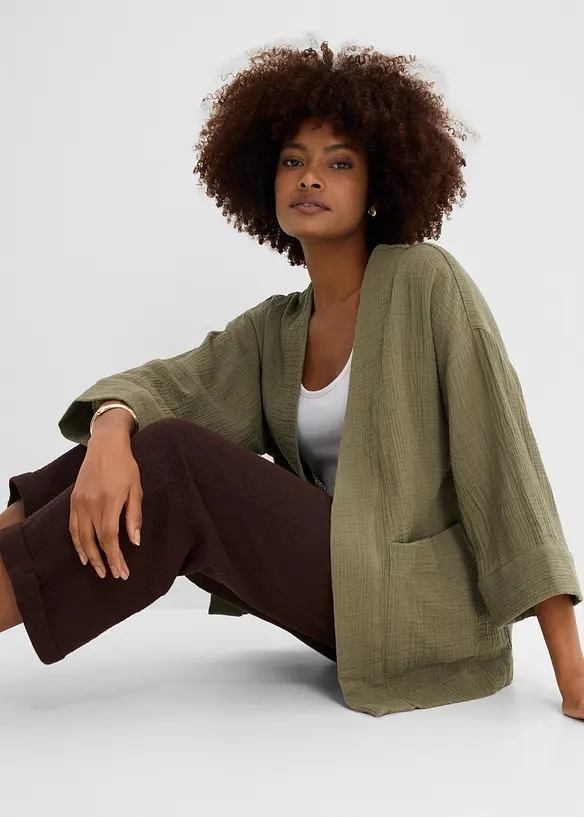 Kimono in mussola leggera, bonprix