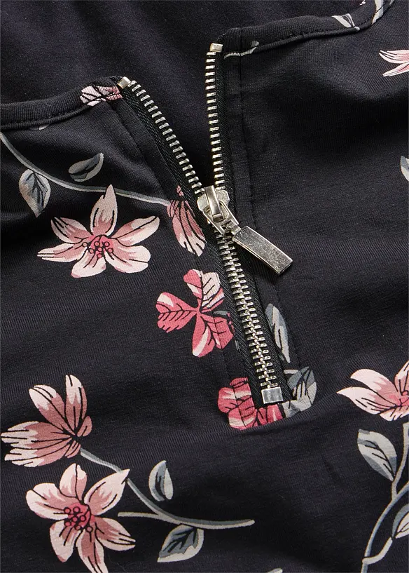 Maglia oversize in misto cotone, bonprix