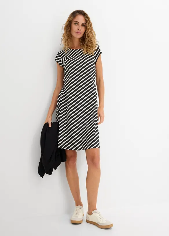 Abito di jersey dalla linea sfiancata, bonprix