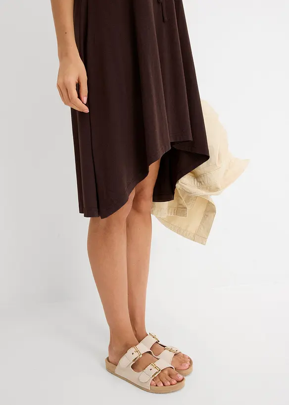 Abito di jersey con laccetto intrecciato, bonprix