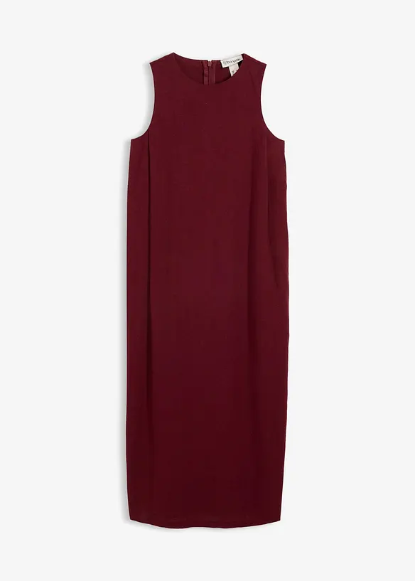 Abito lungo in misto viscosa con tasche, bonprix