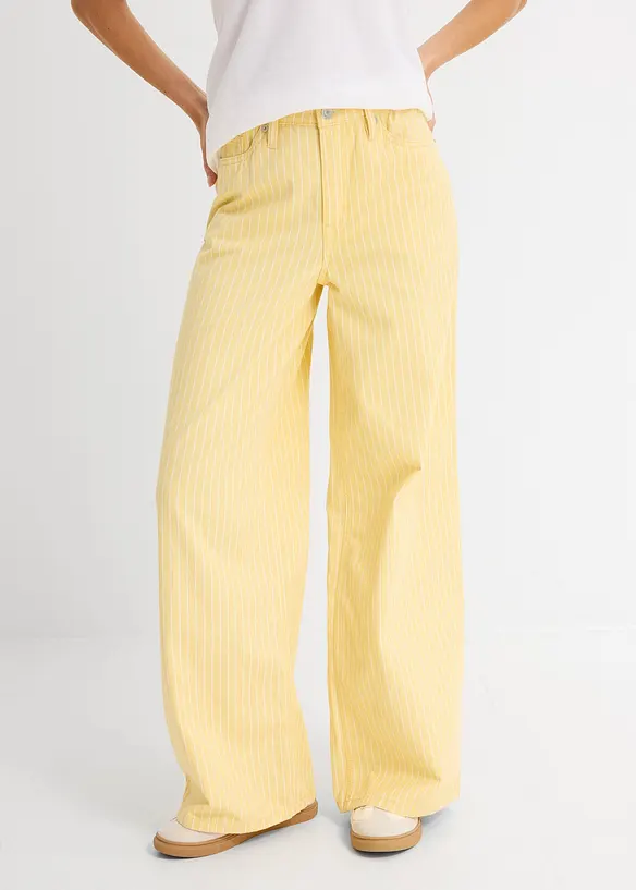 Pantaloni in twill di puro cotone, bonprix