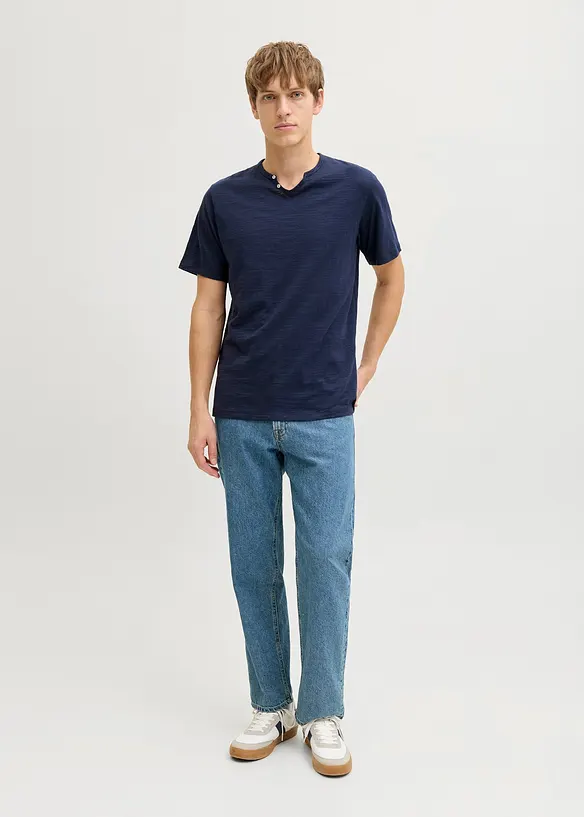 Maglia serafino JJ REBEL in puro cotone, JJ REBEL