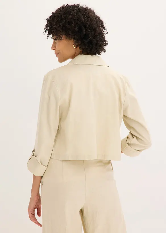 Giacchina in misto lino, bonprix