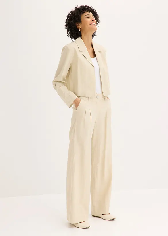 Giacchina in misto lino, bonprix